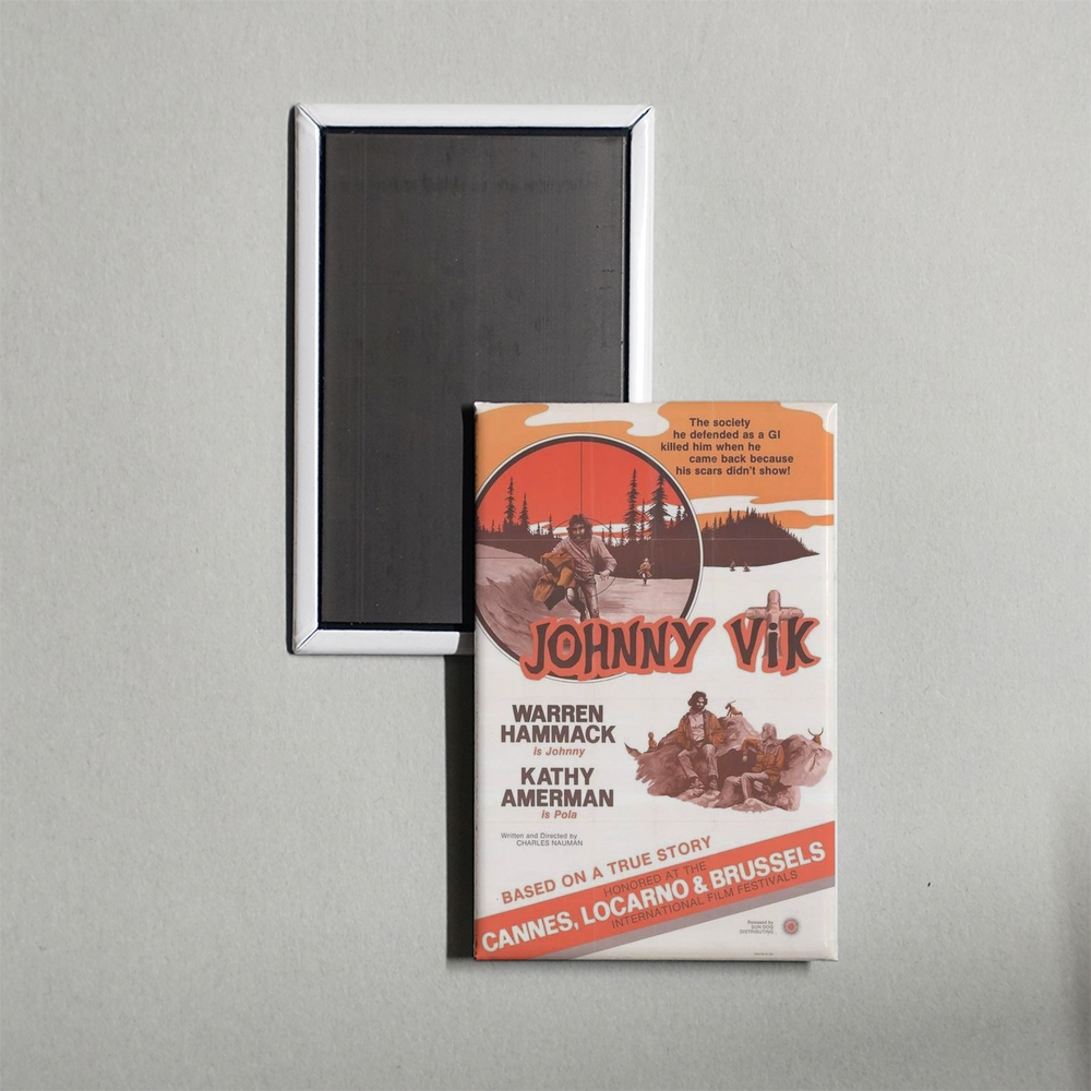 Johnny Vik Mini Movie Fridge Magnet