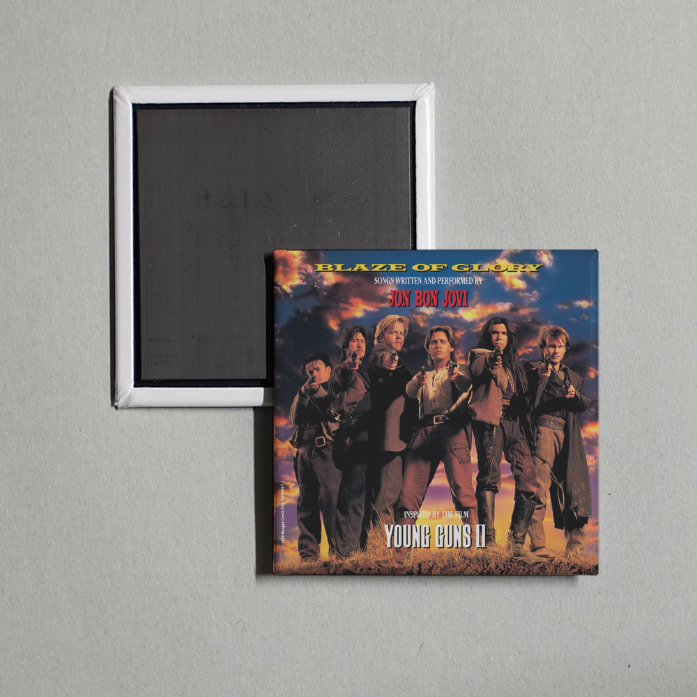 Jon Bon Jovi - Blaze Of Glory Album Cover Fridge Magnet