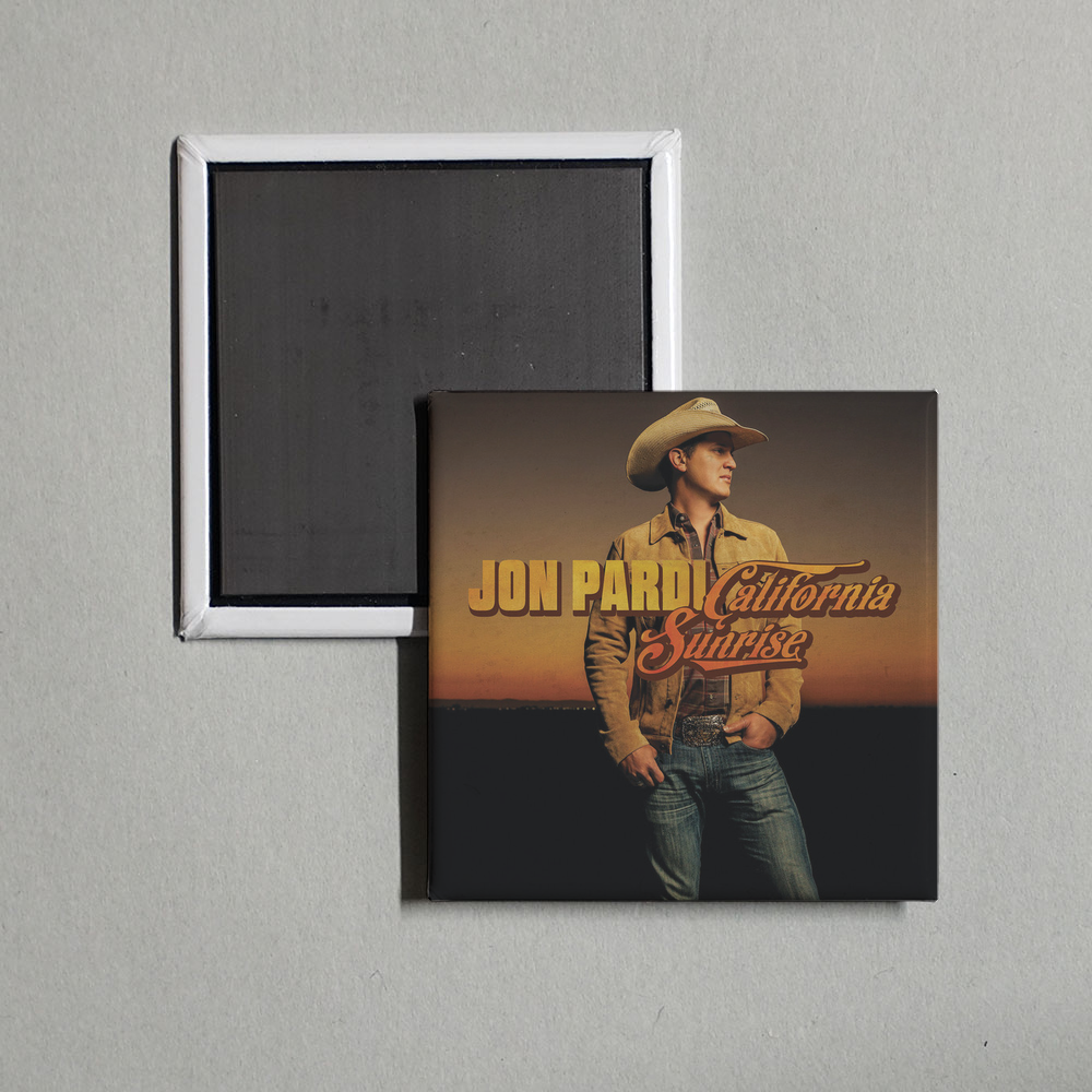 Jon Pardi - California Sunrise Album Cover Fridge Magnet