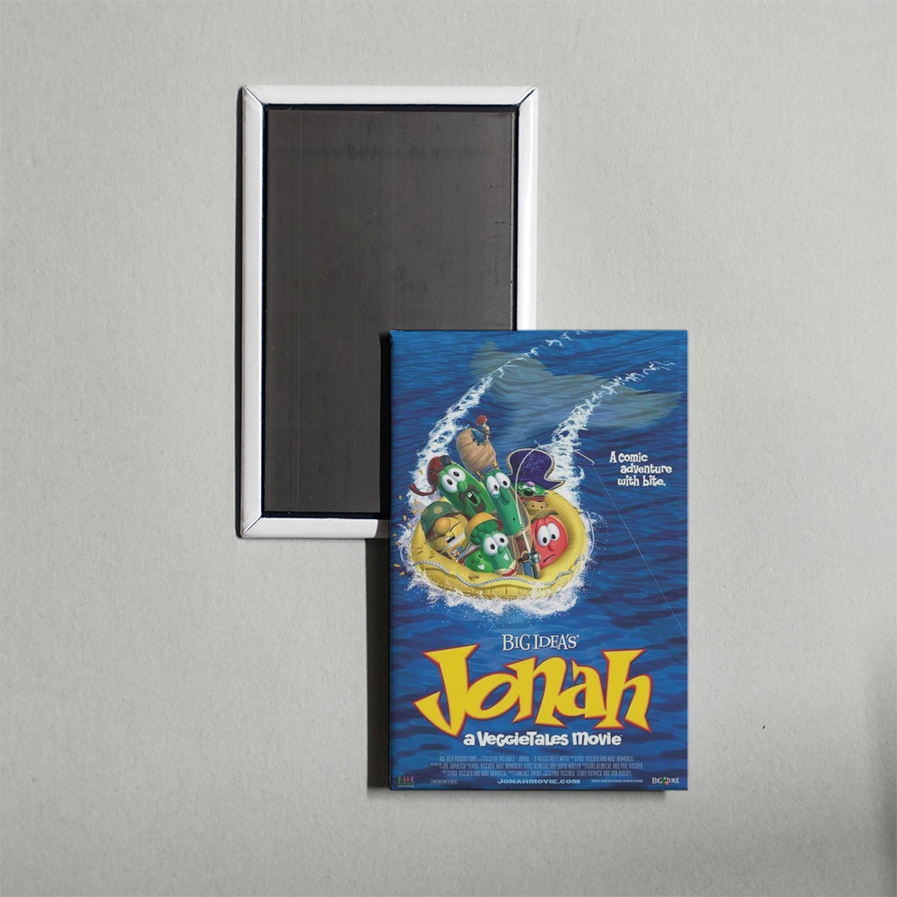 Jonah A VeggieTales Movie Mini Movie Fridge Magnet