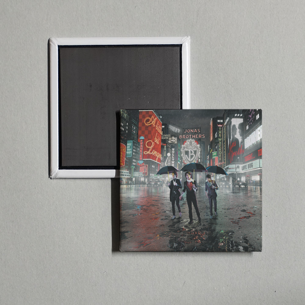 Jonas Brothers - A Little Bit Longer Album Cover Fridge Magnet