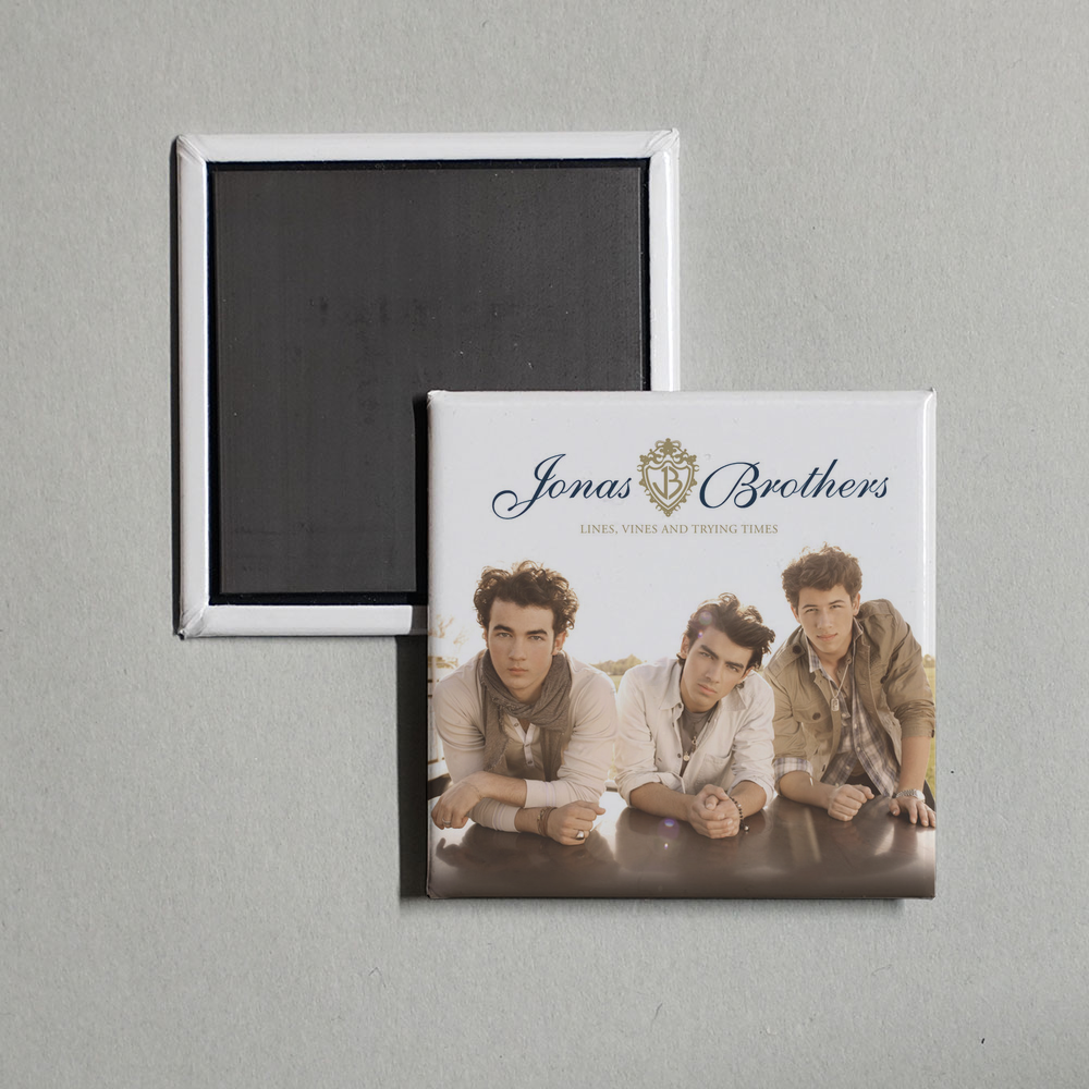 Jonas Brothers - Lines, Vines and Trying Times Album Cover Fridge Magnet