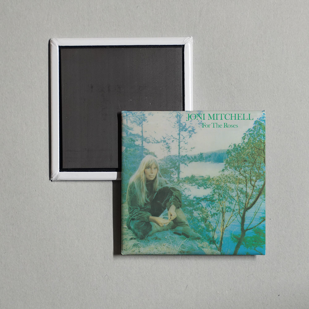 Joni Mitchell - For the Roses Album Cover Fridge Magnet