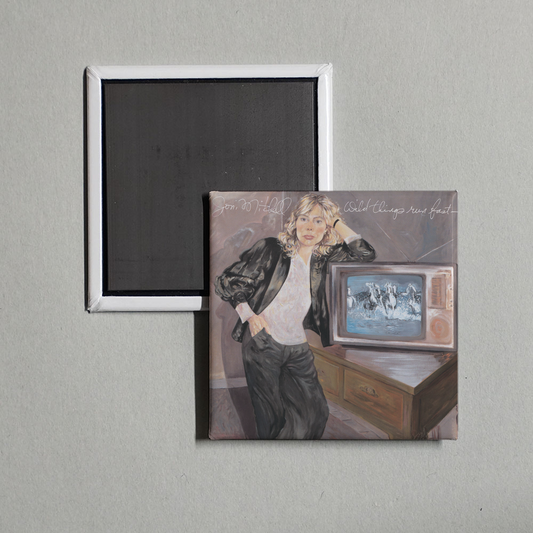 Joni Mitchell - Wild Things Run Fast Album Cover Fridge Magnet