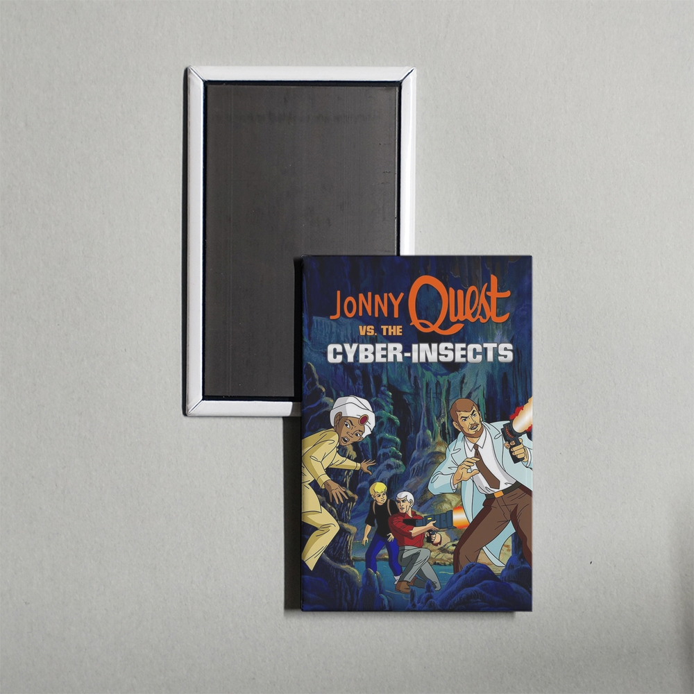 Jonny Quest vs. the Cyber Insects Mini Movie Fridge Magnet