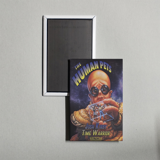 Josh Kirby... Time Warrior The Human Pets Mini Movie Fridge Magnet