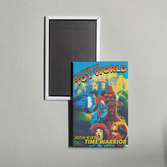 Josh Kirby... Time Warrior Trapped on Toyworld Mini Movie Fridge Magnet