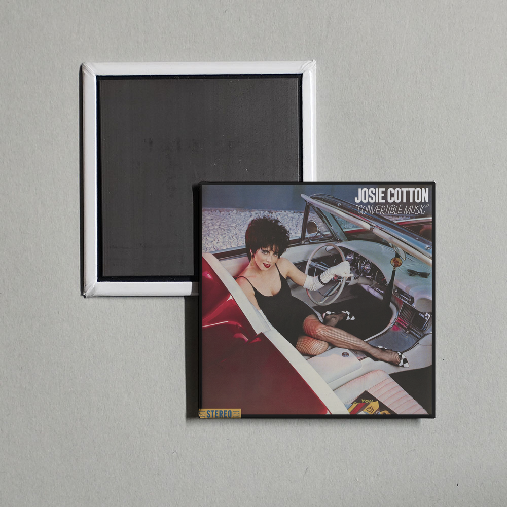 Josie Cotton - Convertible Music Album Cover Fridge Magnet