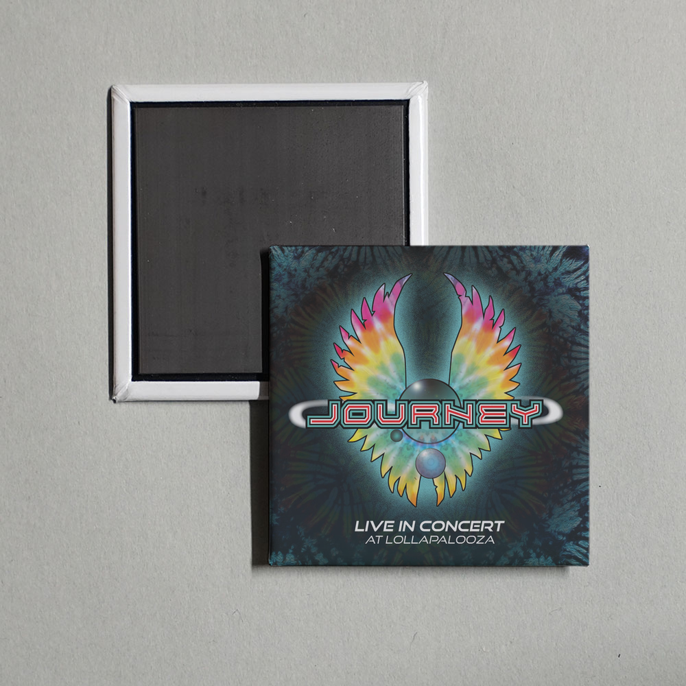 Journey - Live in Concert at Lollapalooza Album Cover Fridge Magnet