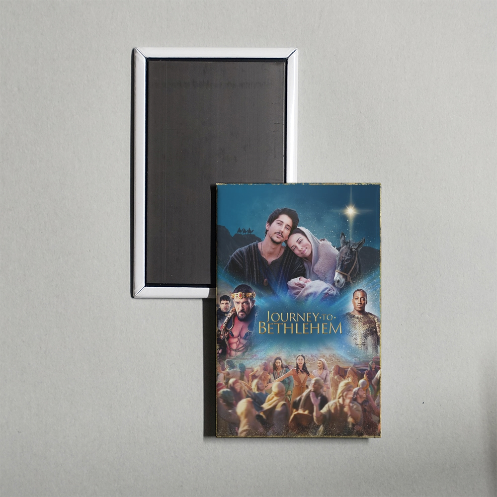 Journey to Bethlehem Mini Movie Fridge Magnet