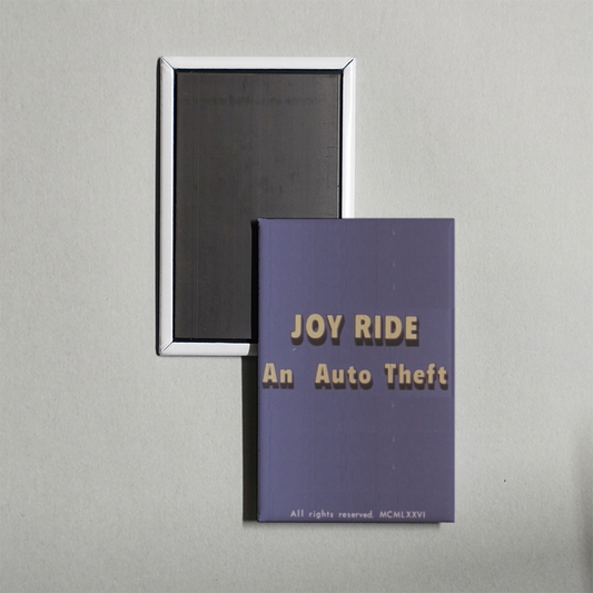 Joy Ride An Auto Theft Mini Movie Fridge Magnet