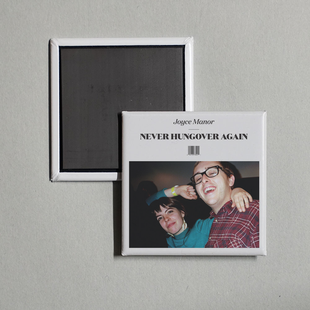 Joyce Manor - Never Hungover Again Album Cover Fridge Magnet