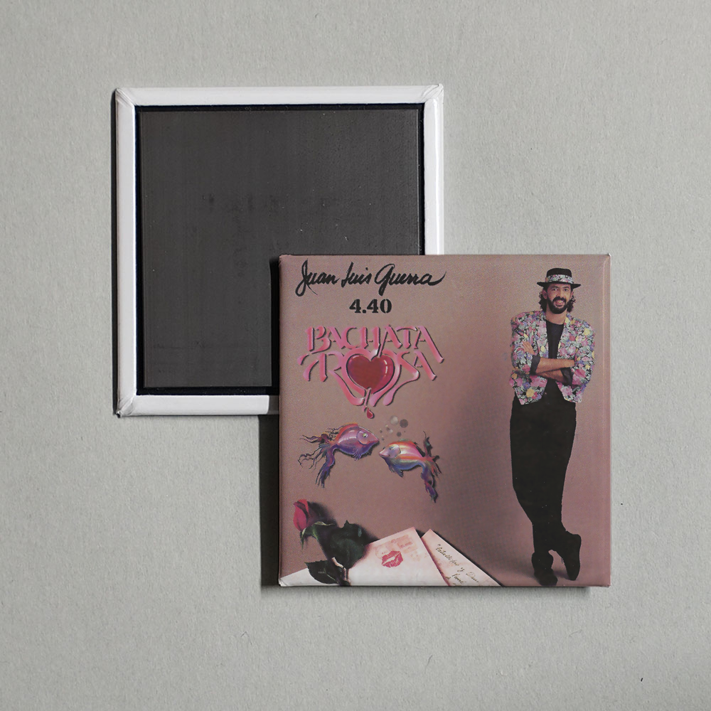 Juan Luis Guerra 4.40 - Bachata Rosa Album Cover Fridge Magnet