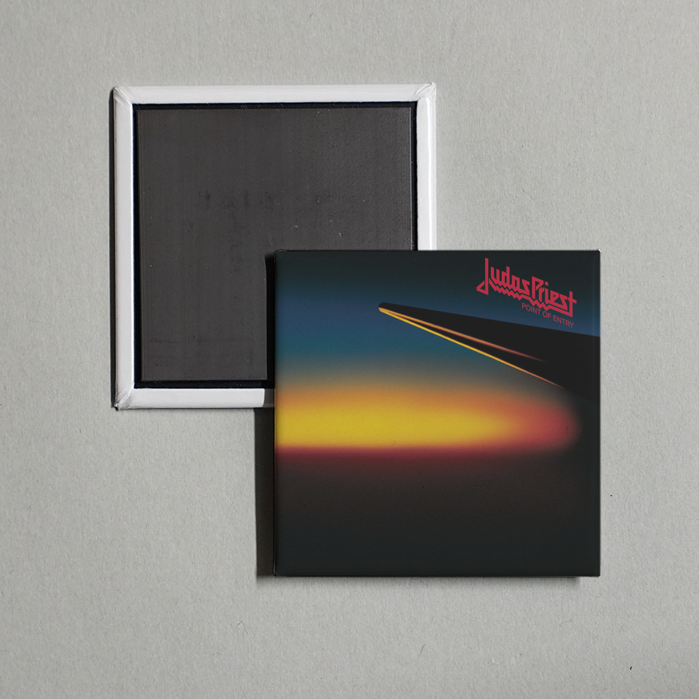 Judas Priest - Point Of Entry Album Cover Fridge Magnet