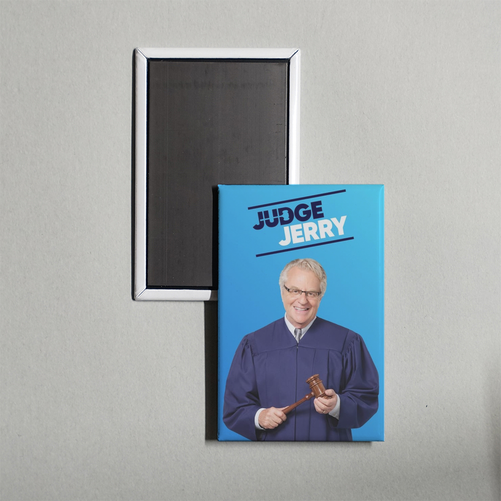 Judge Jerry TV Show Fridge Magnet