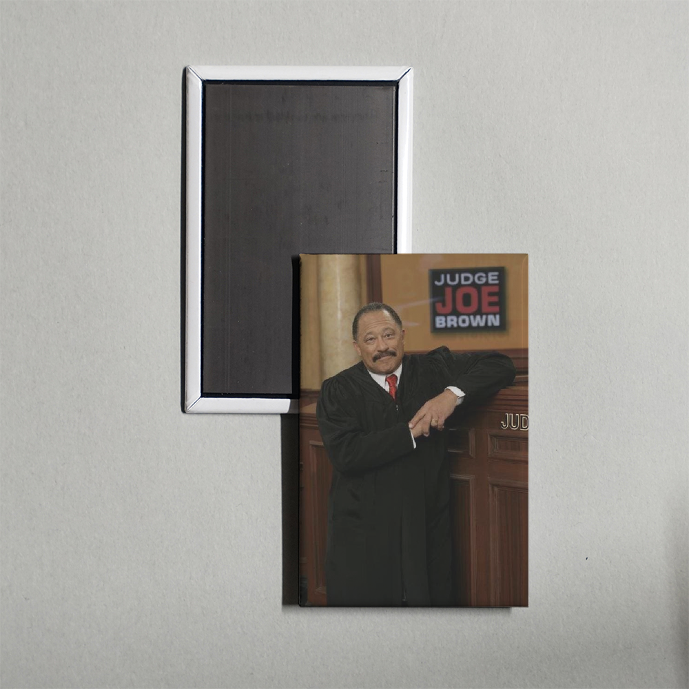 Judge Joe Brown TV Show Fridge Magnet