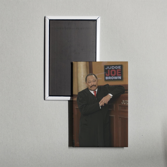 Judge Joe Brown TV Show Fridge Magnet