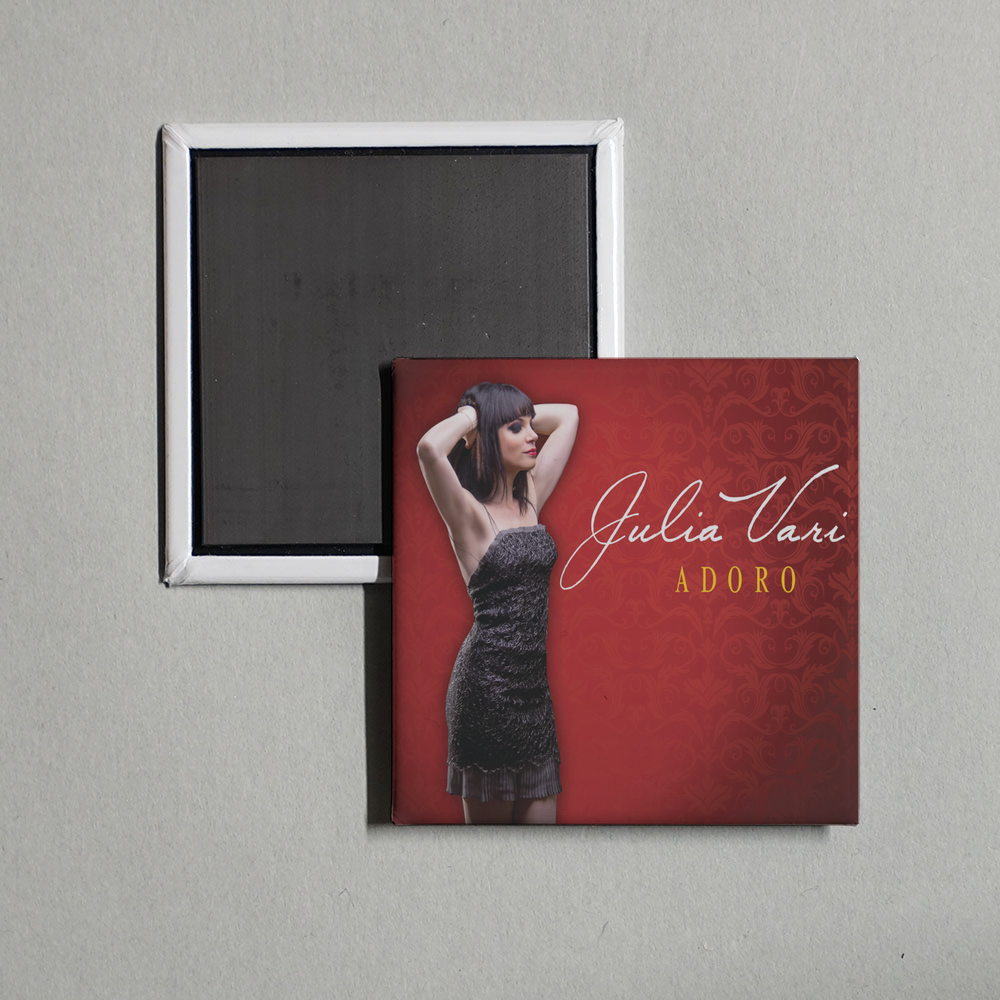 Julia Vari - Adoro Album Cover Fridge Magnet