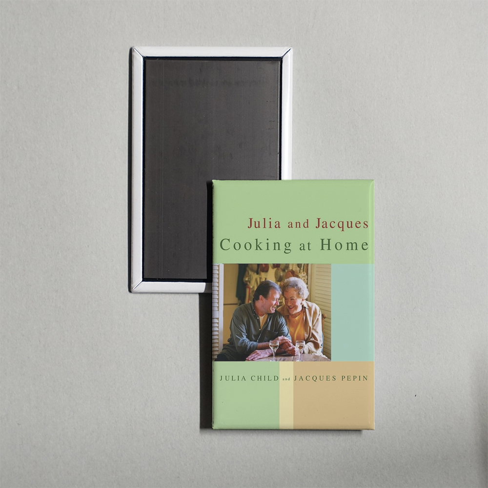Julia and Jacques Cooking at Home TV Show Fridge Magnet