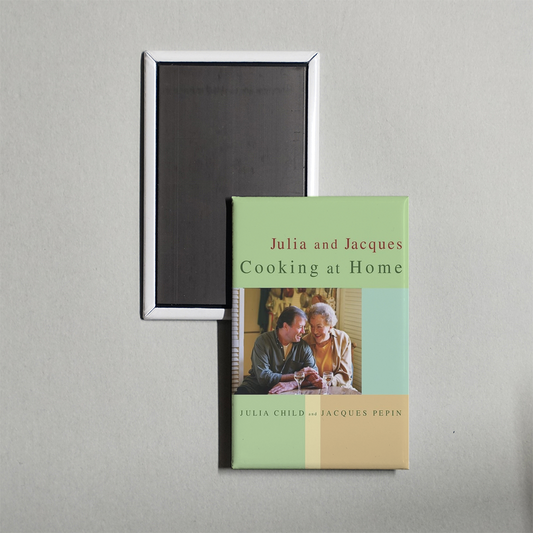Julia and Jacques Cooking at Home TV Show Fridge Magnet
