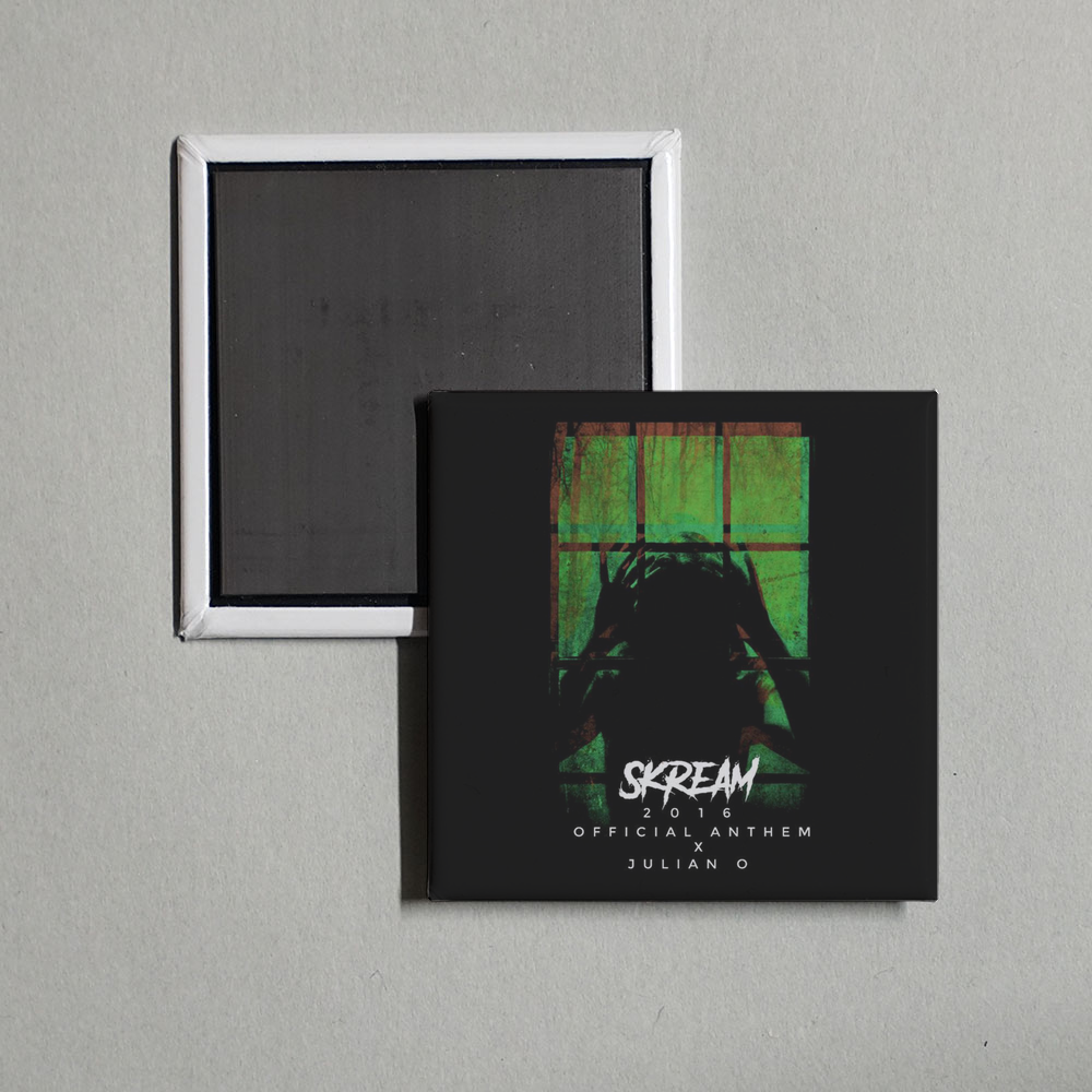 Julian O - Skream (Skream 2016 Anthem) Album Cover Fridge Magnet