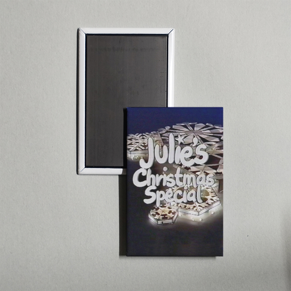 Julie's Christmas Special Mini Movie Fridge Magnet