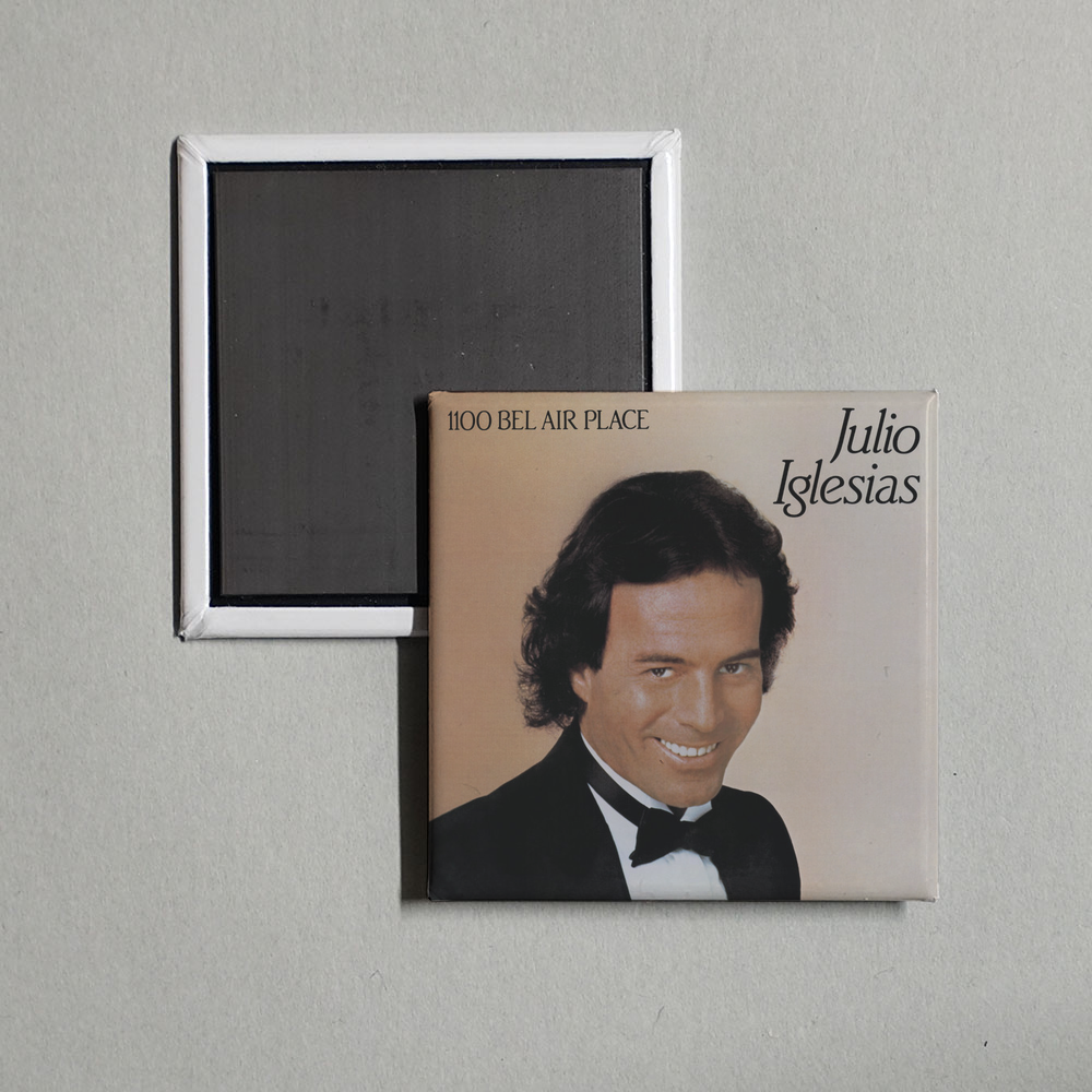 Julio Iglesias - 1100 Bel Air Place Album Cover Fridge Magnet