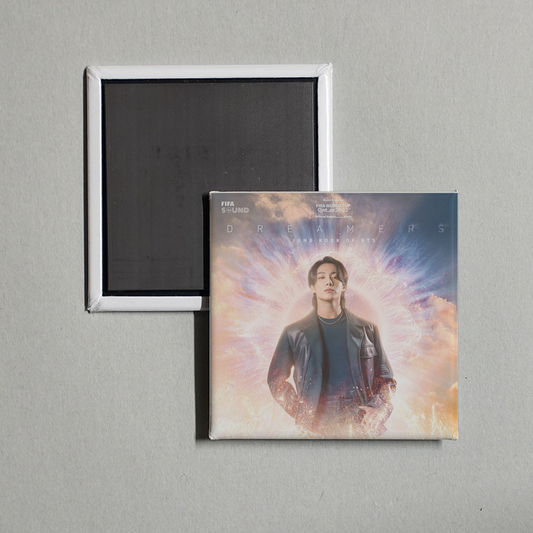 Jung Kook - Dreamers [Music from the FIFA World Cup Qatar 2022 Official Soundtrack] Album Cover Fridge Magnet