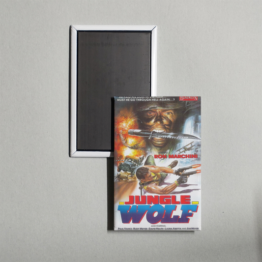 Jungle Wolf Mini Movie Fridge Magnet