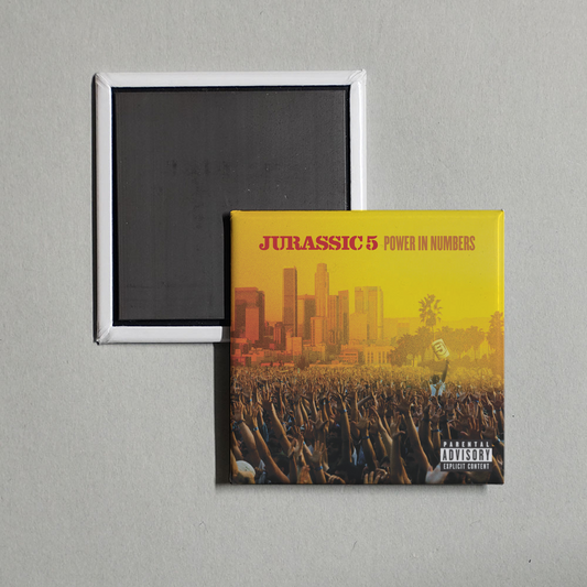 Jurassic 5 - Power In Numbers Album Cover Fridge Magnet