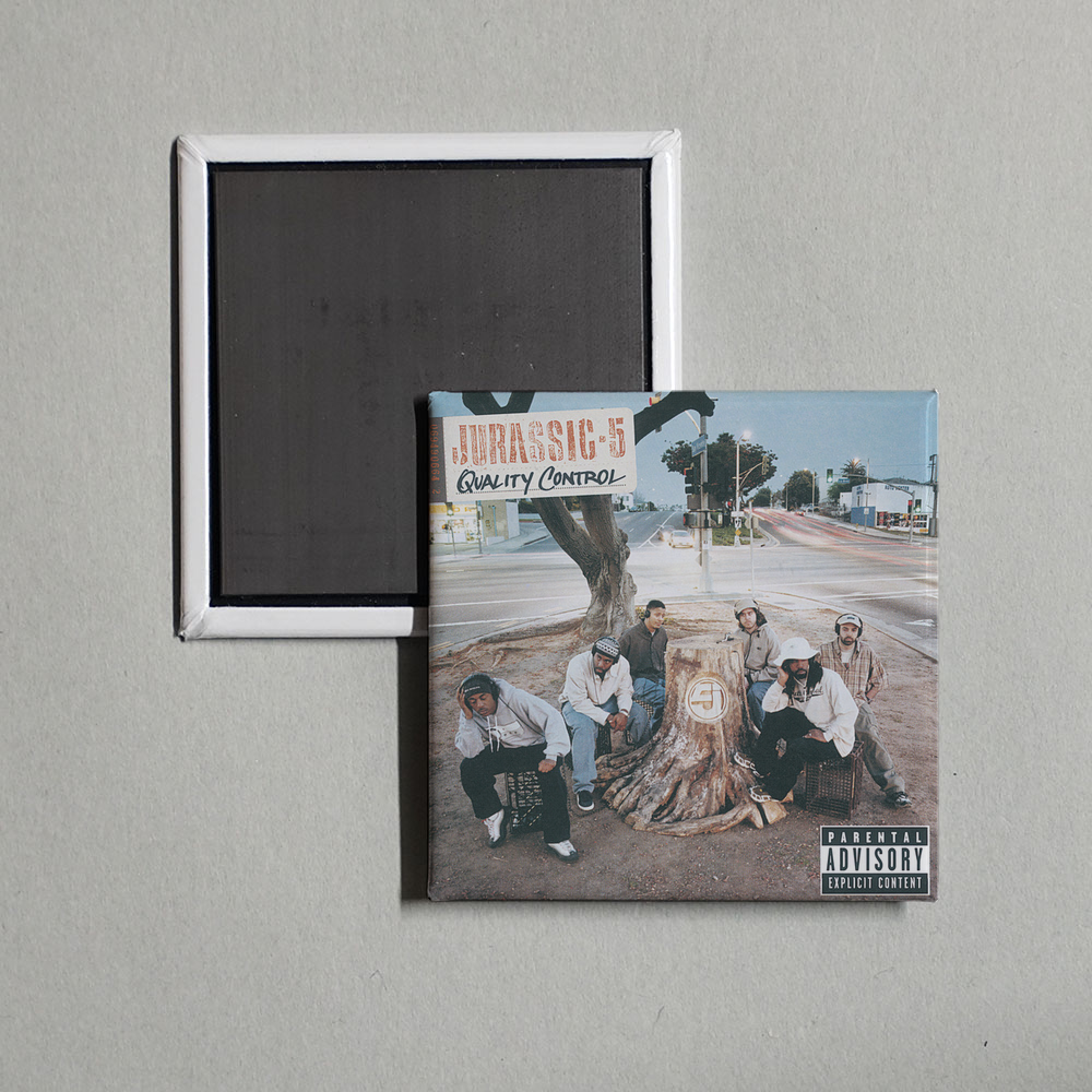 Jurassic 5 - Quality Control Album Cover Fridge Magnet