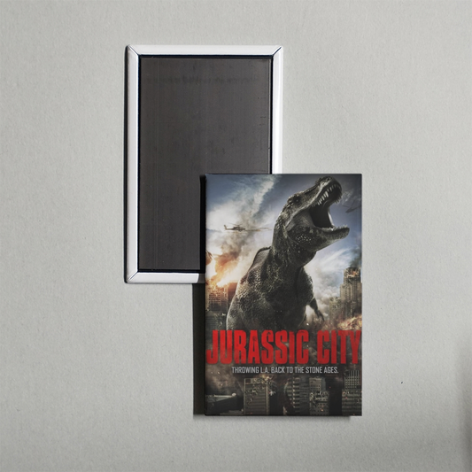 Jurassic City Mini Movie Fridge Magnet