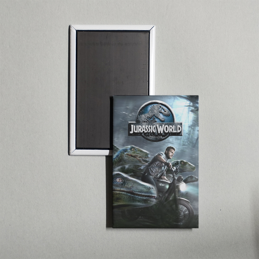 Jurassic World Mini Movie Fridge Magnet