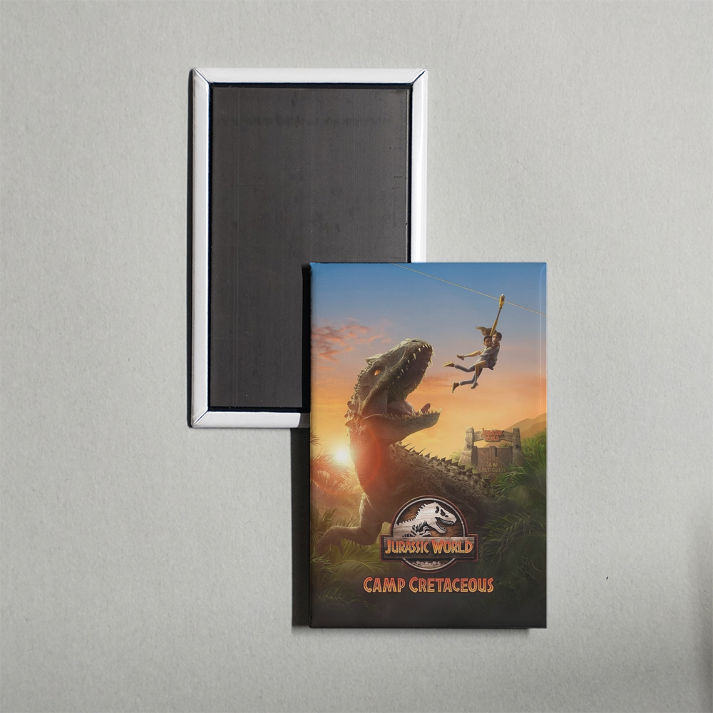 Jurassic World Camp Cretaceous TV Show Fridge Magnet