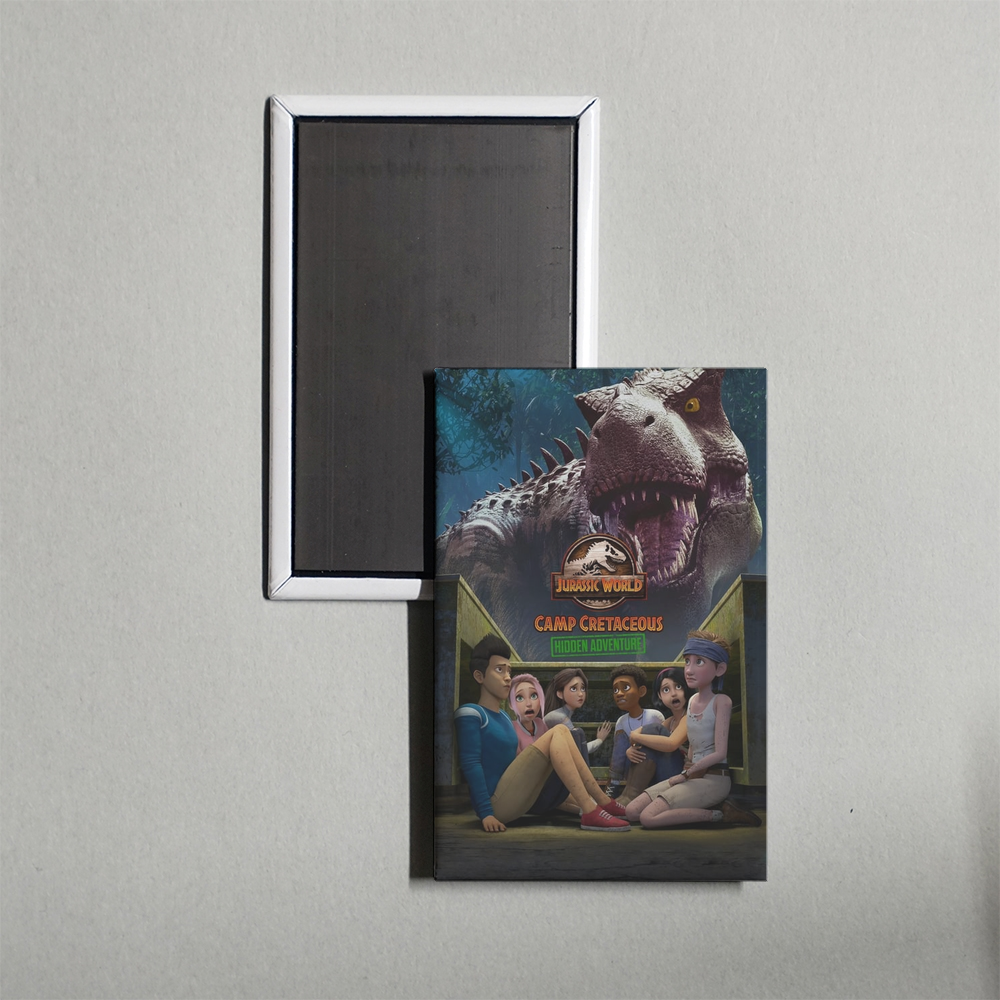 Jurassic World Camp Cretaceous Hidden Adventure Mini Movie Fridge Magnet