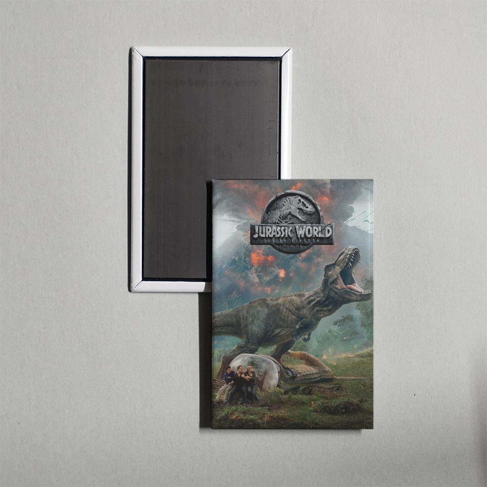 Jurassic World Fallen Kingdom Mini Movie Fridge Magnet