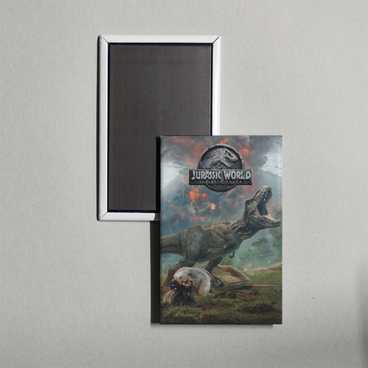 Jurassic World Fallen Kingdom Mini Movie Fridge Magnet