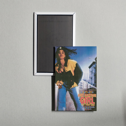 Just Another Girl on the I.R.T. Mini Movie Fridge Magnet