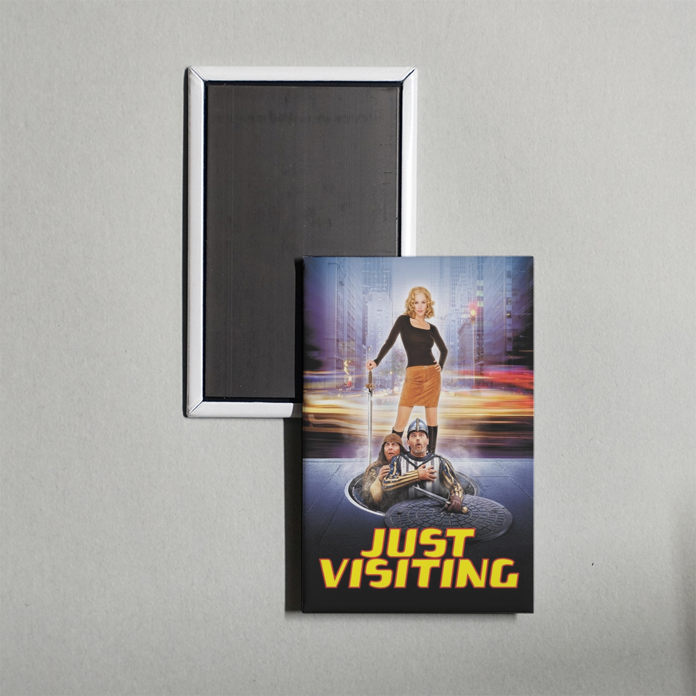 Just Visiting Mini Movie Fridge Magnet