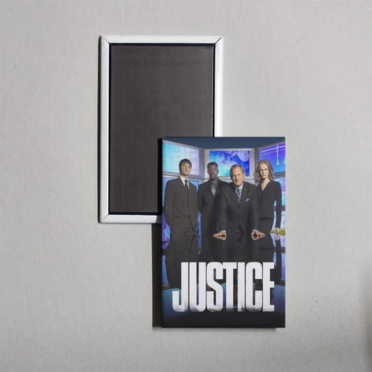 Justice TV Show Fridge Magnet