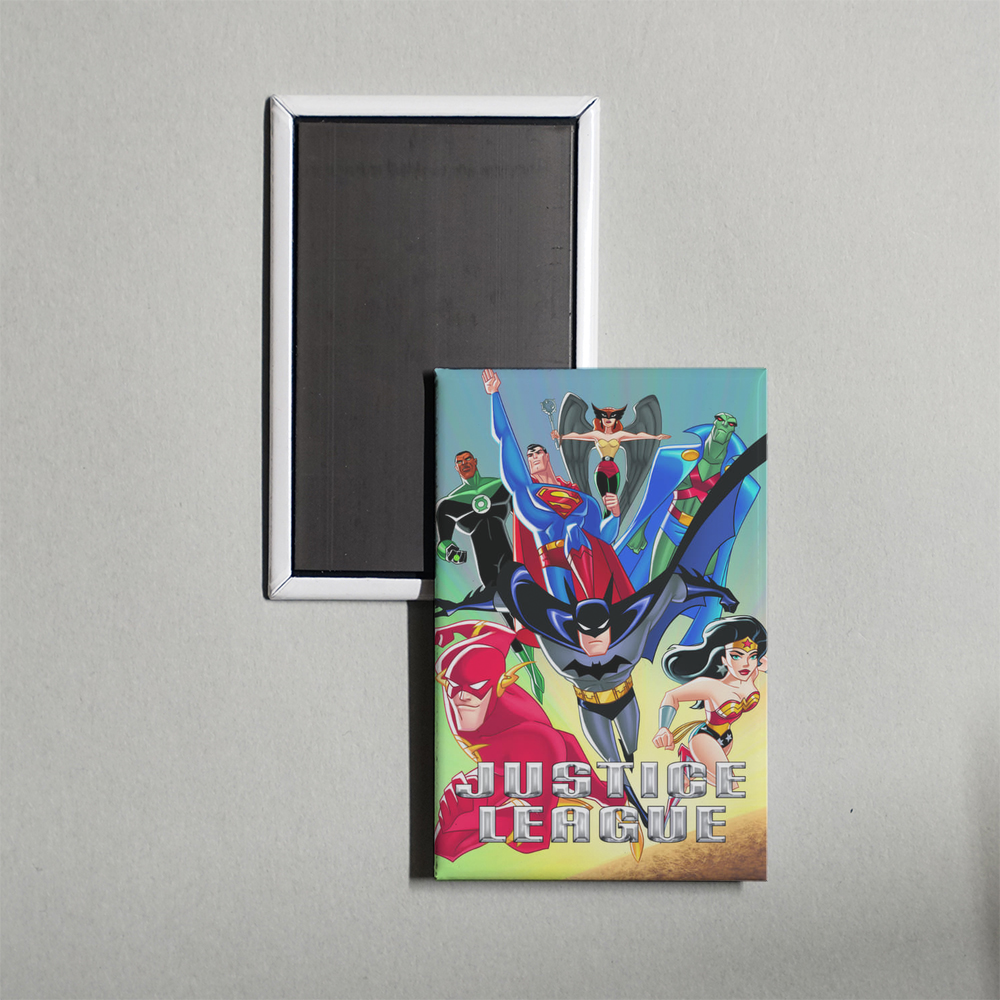 Justice League TV Show Fridge Magnet