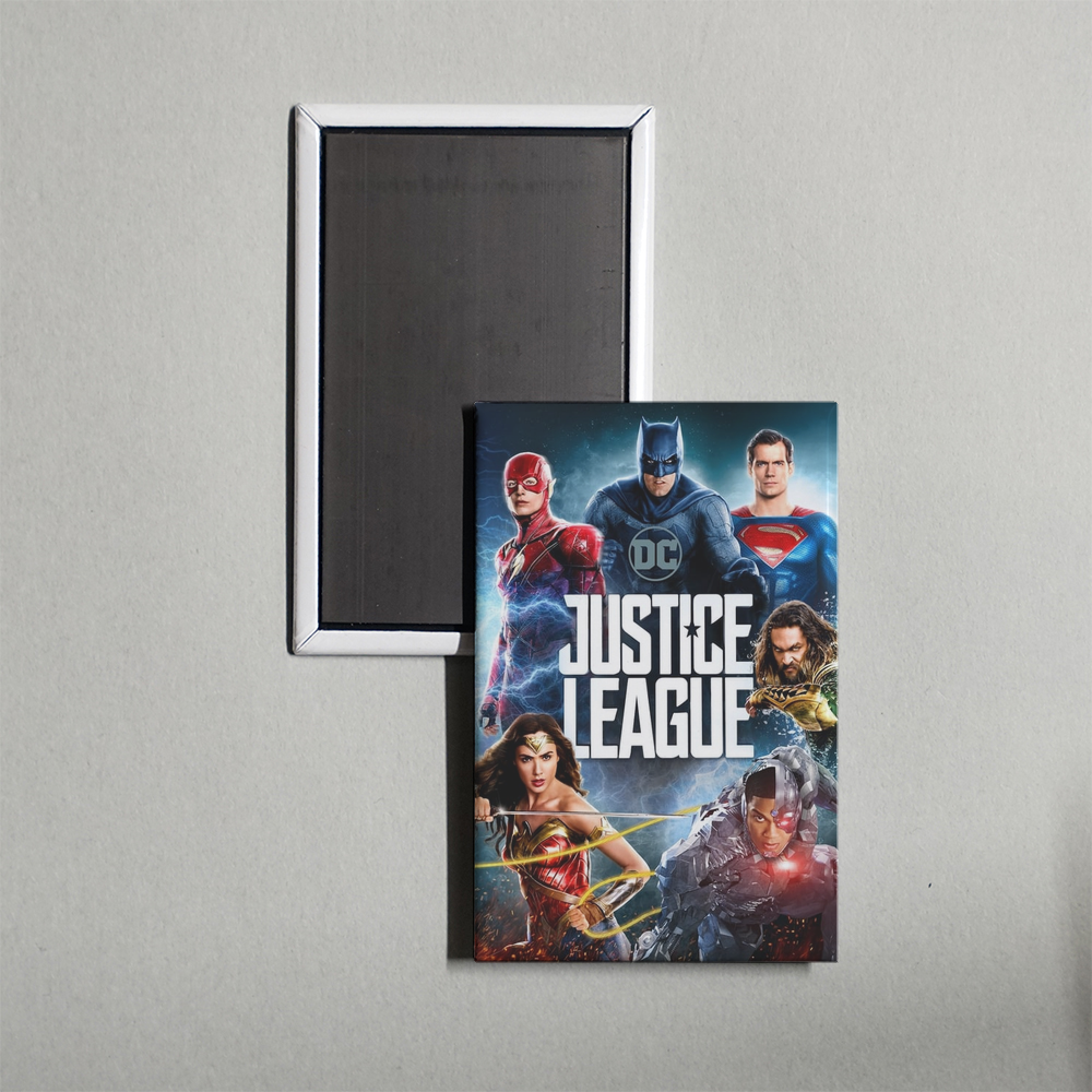 Justice League Mini Movie Fridge Magnet