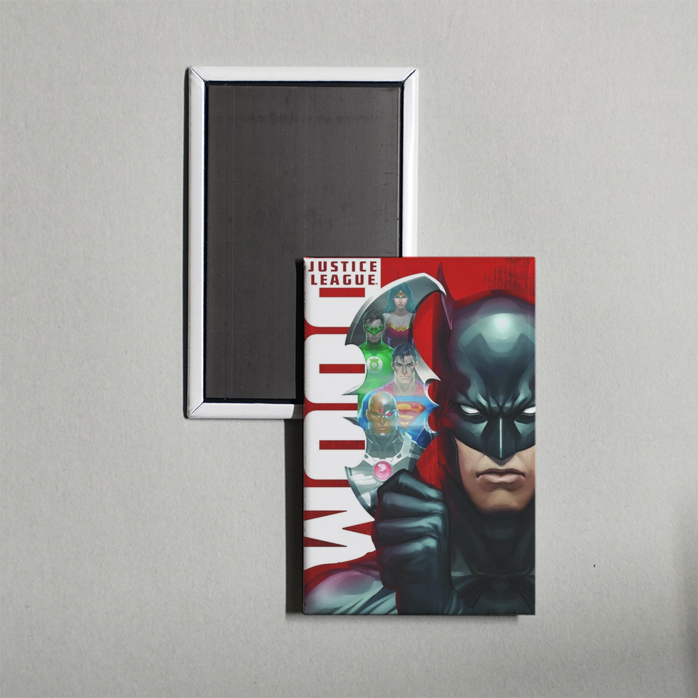 Justice League Doom Mini Movie Fridge Magnet