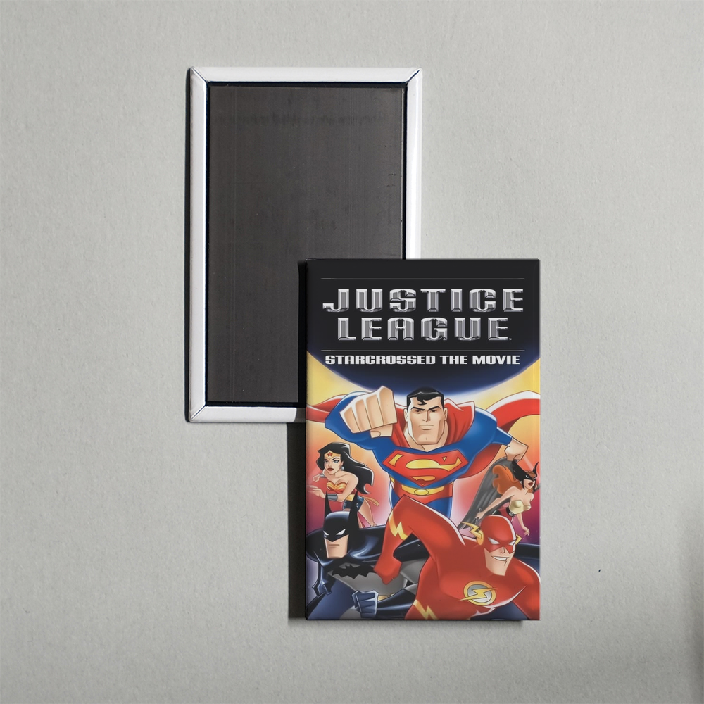 Justice League Starcrossed - The Movie Mini Movie Fridge Magnet