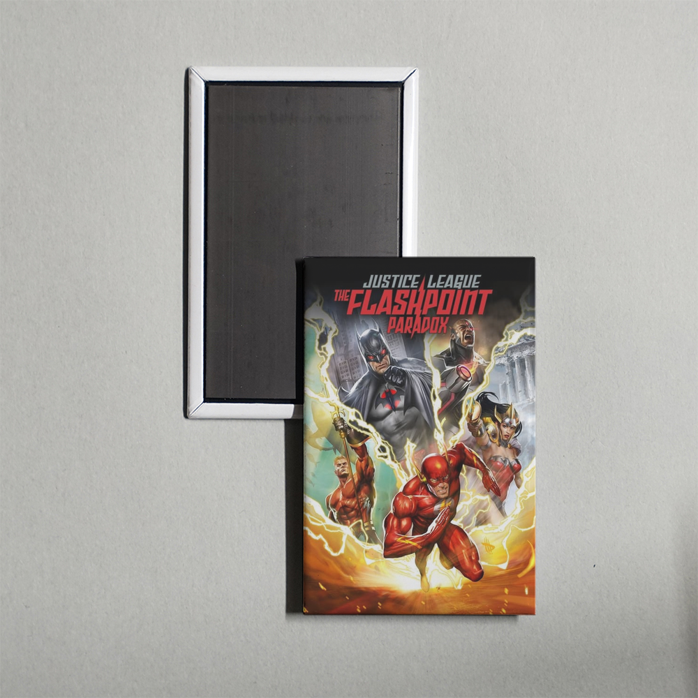 Justice League The Flashpoint Paradox Mini Movie Fridge Magnet