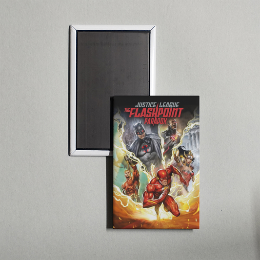 Justice League The Flashpoint Paradox Mini Movie Fridge Magnet
