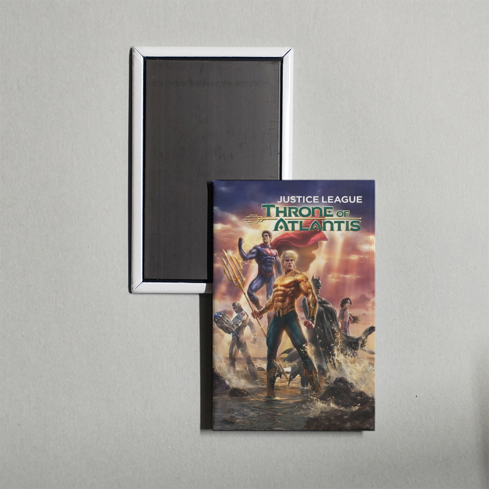 Justice League Throne of Atlantis Mini Movie Fridge Magnet