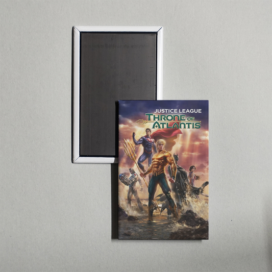Justice League Throne of Atlantis Mini Movie Fridge Magnet