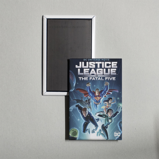 Justice League vs. the Fatal Five Mini Movie Fridge Magnet