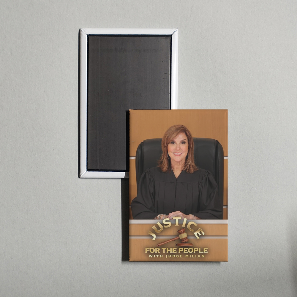 Justice for the People with Judge Milian TV Show Fridge Magnet